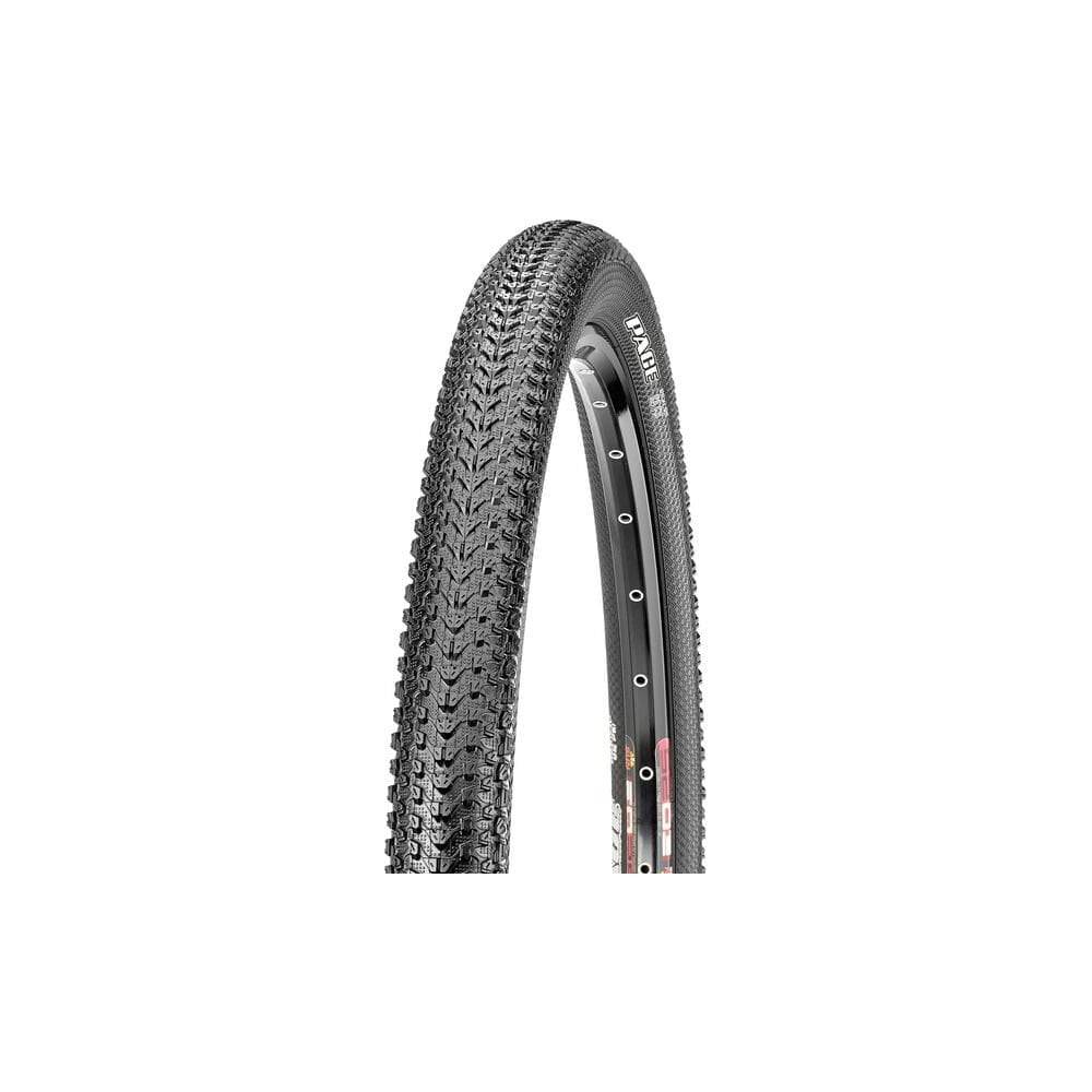 Maxxis Pace XC tubeless cross-country racing tyre with EXO protection, featuring knobby tread and durable rubber for mountain biking.