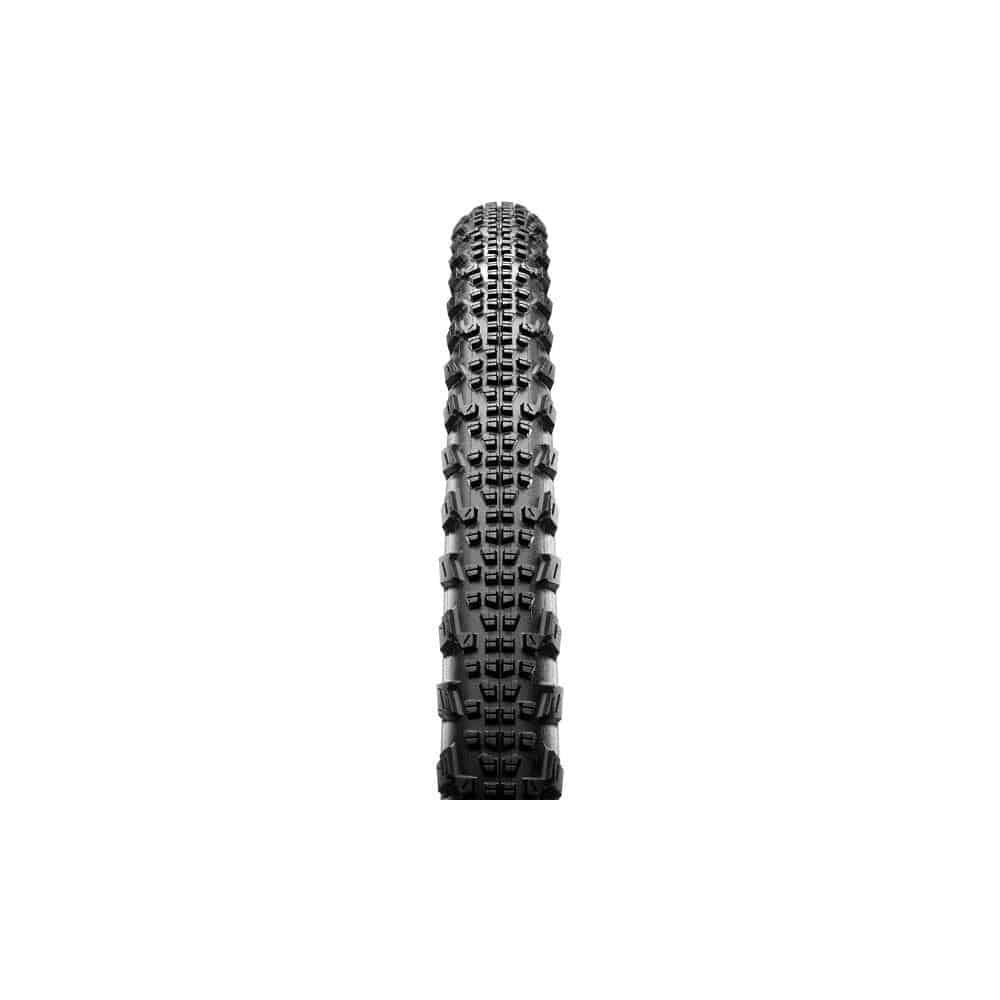 Maxxis Ravager gravel tyre with EXO puncture protection and tubeless ready design, shown mounted on a bike wheel.