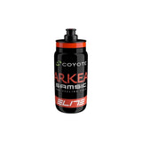 Elite Fly Team Racing Bottle, lightweight cycling hydration bidon in 550ml and 750ml sizes, designed for cyclists.