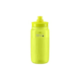 Elite Fly Tex Smoke 550 ml racing bike bottle with enhanced grip and fast-open cap, designed for easy hydration during rides.