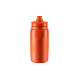 Elite Bottles Fly Tex Smoke 550ml racing bidon with enhanced grip and fast-open cap, shown with sleek smoke-colored design and ergonomic features.