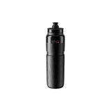 Elite Fly Tex Smoke 550 ml racing bike bottle with enhanced grip and fast-open cap, designed for easy hydration during rides.