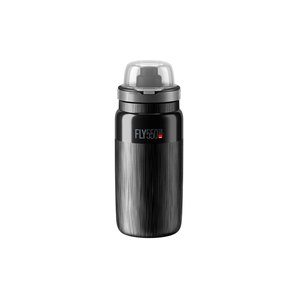 Elite Bottles Fly Tex MTB lightweight mountain bike hydration bottle with grip, designed for cycling accessories.