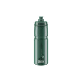 Elite Bottles Jet Green eco-friendly recyclable cycling water bottle with high-flow valve, designed for outdoor cycling accessories.