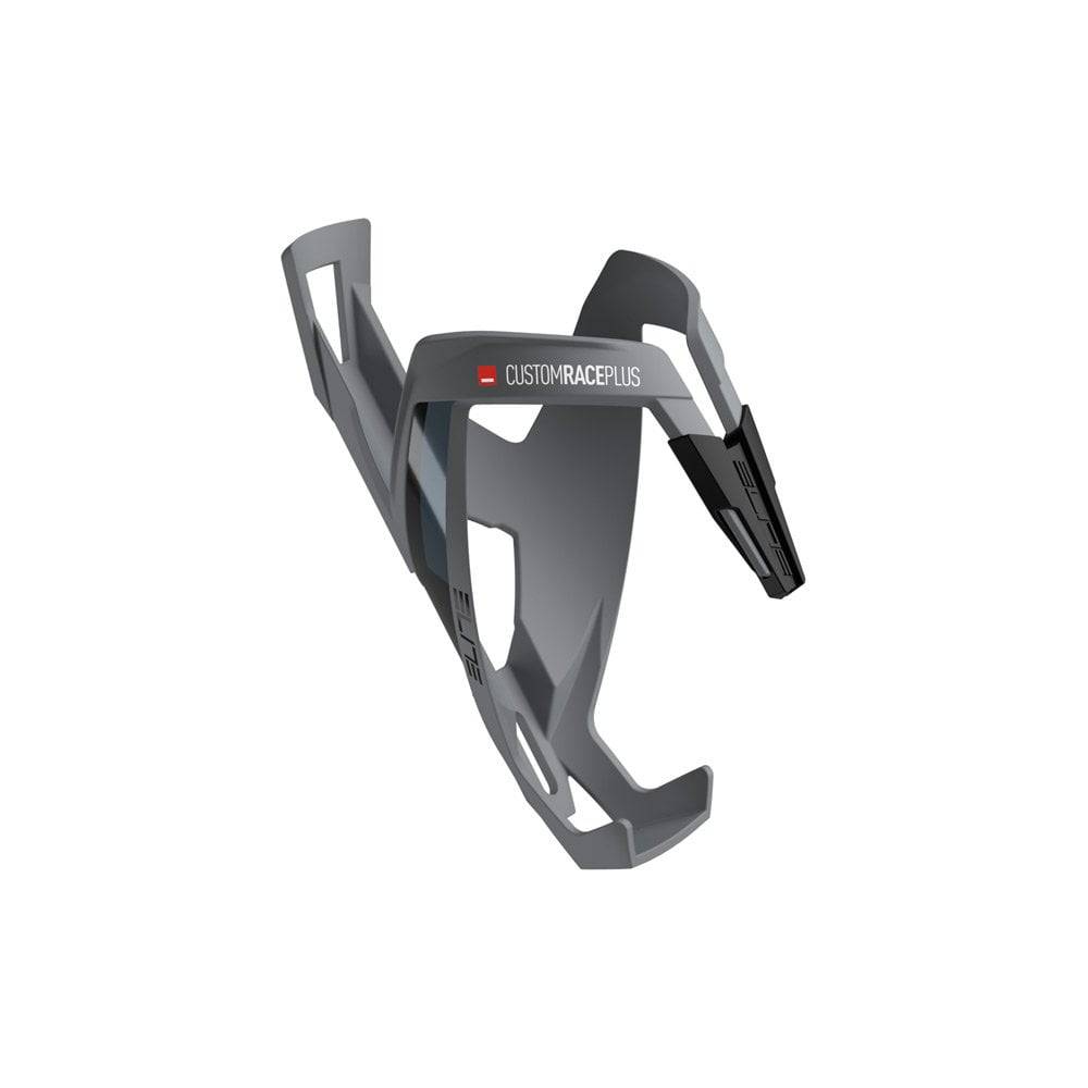 Elite Cages Custom Race Plus resin bike bottle cage, lightweight and durable, designed for secure hydration on road and mountain bikes.