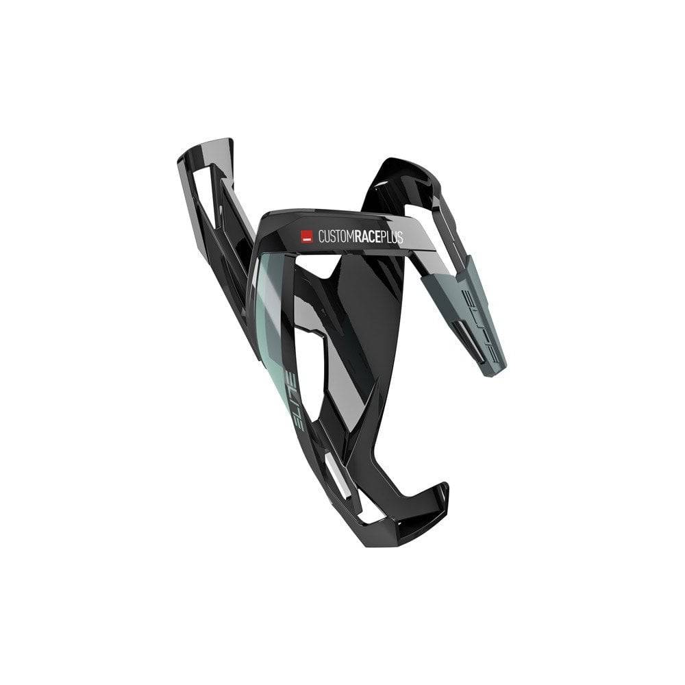 Elite Cages custom Race Plus resin bike bottle cage mounted on a bicycle for secure hydration during rides