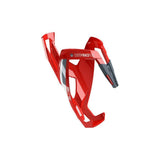 Elite Cages custom race resin bike bottle cage mounted on a bicycle, designed for secure hydration during rides.