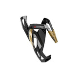 Elite Cages Custom Race Plus resin bike bottle cage attached to a bicycle for secure hydration during rides.