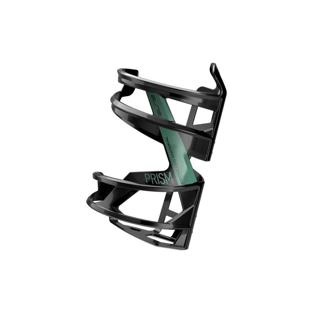 Elite Cages Prism recycled right side entry bottle cage for mountain bikes, durable and eco-friendly bike accessories.