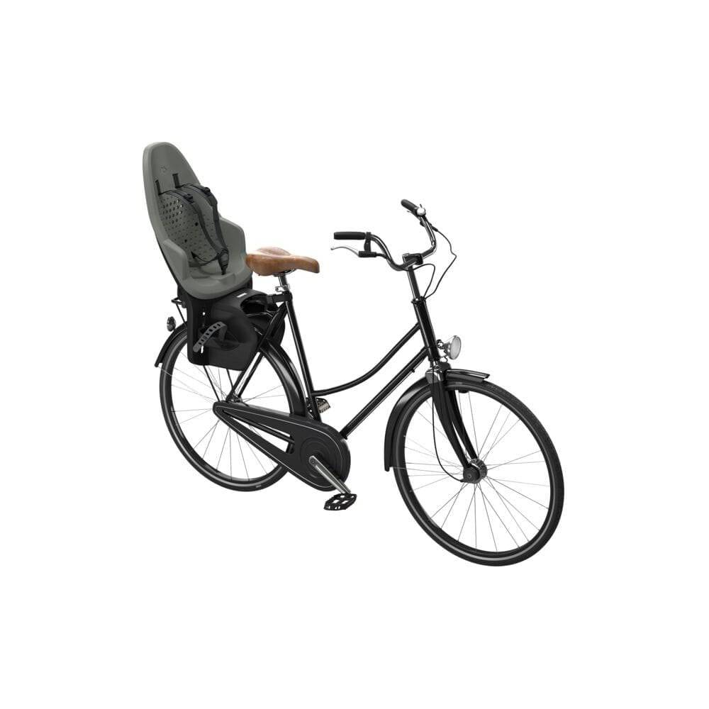 Thule Yepp 2 Maxi child bike seat rear rack mount accessory, designed for safety and comfort on bikes.
