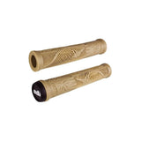 ODI Hucker BMX grips with California beach design, 160mm length, no flange, durable handlebar components for BMX biking.