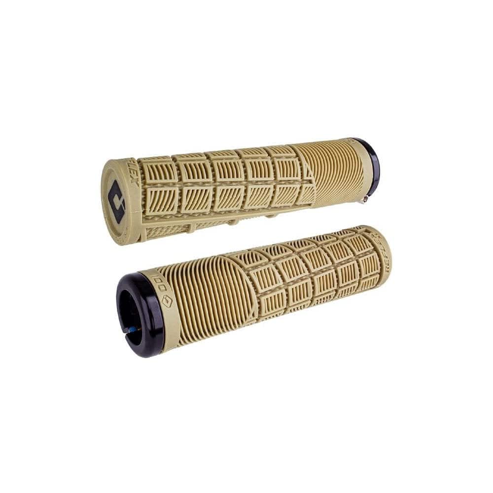ODI Reflex XL MTB lock-on grips with ergonomic design, featuring textured surface for enhanced comfort and control during cycling.