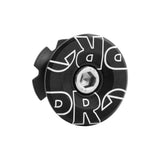 PRO alloy top cap for bike components with hardened steel bolt and star nut, suitable for secure headset assembly.