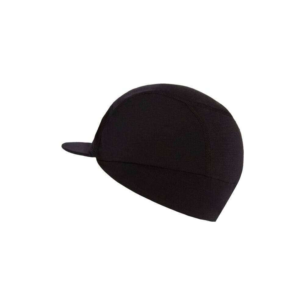 Madison Merino Wool winter cap with peaked brim, cycling headwear, designed for warmth and style in cold weather.
