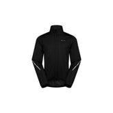 Madison Flux 2L waterproof jacket with reflective inserts and stretch fabric, shown in a compact, packable design for outdoor activities.