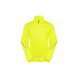 Madison Flux 2L waterproof jacket with reflective inserts, stretch fabric, and ultra-packable design for outdoor activities.
