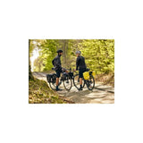Pair of Thule Shield waterproof bike panniers with reflective panels, designed for touring and commuting bike accessories.