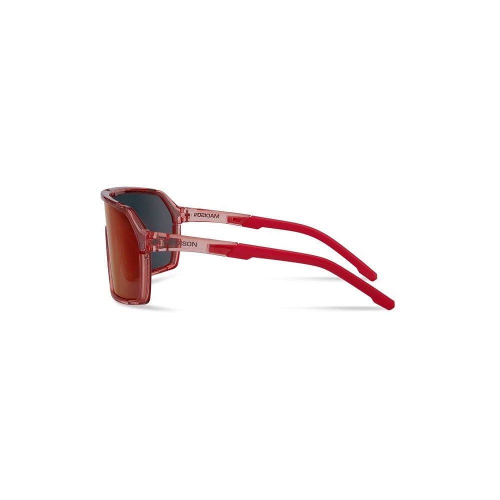 Madison Crypto Glasses by Madison Eyewear with adjustable fit, UV protection, and impact-resistant lenses, shown in close-up image.