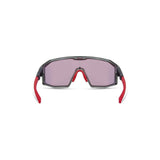 Madison Enigma glasses with photochromatic lenses and RX insert compatibility, showcasing stylish eyewear with adjustable features.