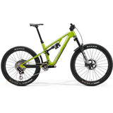 Merida One-Sixty 10K mountain bike with SRAM Eagle X01 AXS and Flight Attendant suspension system, showcasing the frame and components.