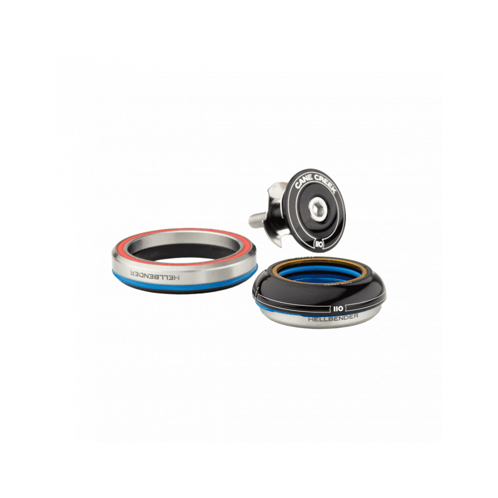 Cane Creek 110 Sealed Headset IS41/28.6 and IS52/40 in black, 9mm, for smooth steering in bicycle component setup.