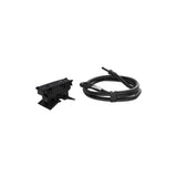 Thule 978500 high-grade lock with Abus cable for Epos and Easy Fold 3 bike racks, showing the lock and cable coiled.