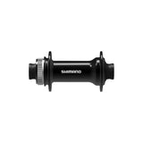 Shimano HB-TC500-15-B front hub with center lock mount for Boost 110x15mm axle, bike wheel component with black finish