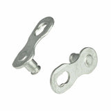 SRAM Powerlock Silver chain connector for 1-speed PC1 chains, 4-pack, bicycle component accessory with metal link.