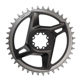Black SRAM Apex 40T 12-speed road chainring with X-Sync steel teeth and direct mount design, suitable for road bike components.