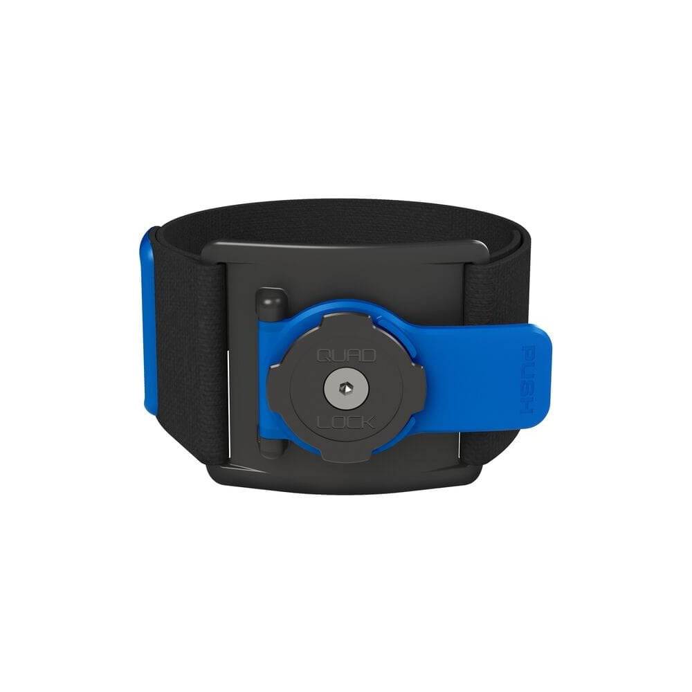 Quad Lock Sports Armband for secure smartphone mounting during workouts, featuring adjustable strap and durable design.