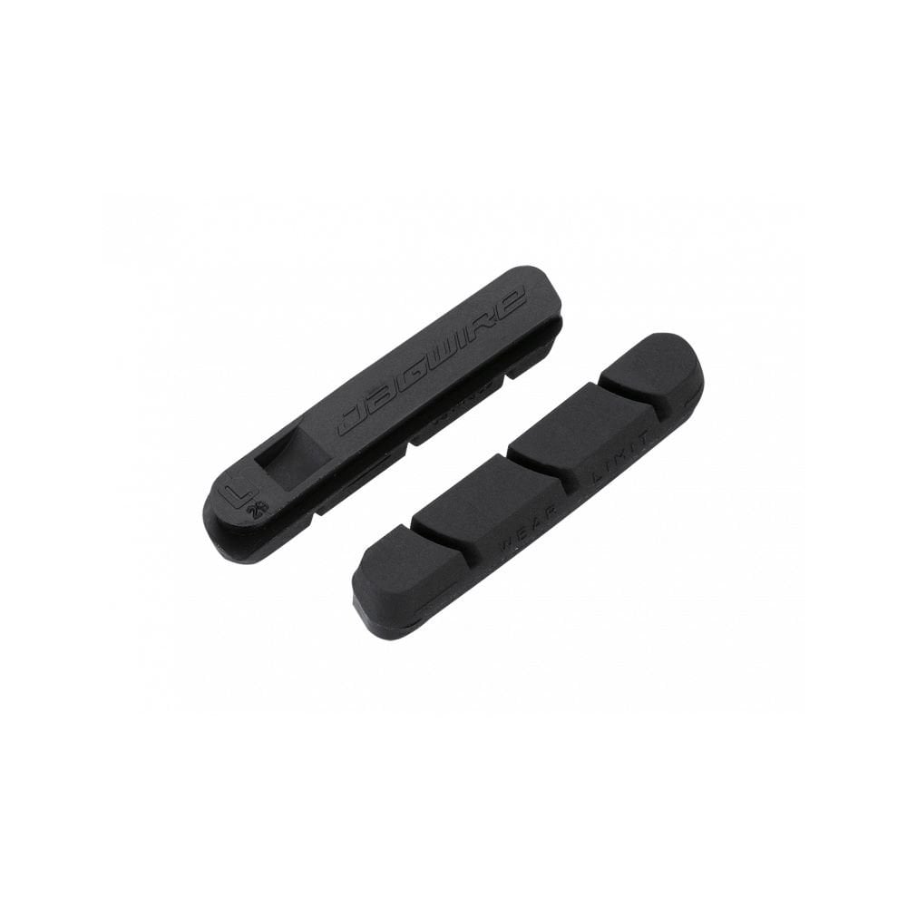 Jagwire Road Sport C Insert brake pads in black for SRAM, Shimano, and Campagnolo road bike braking systems.