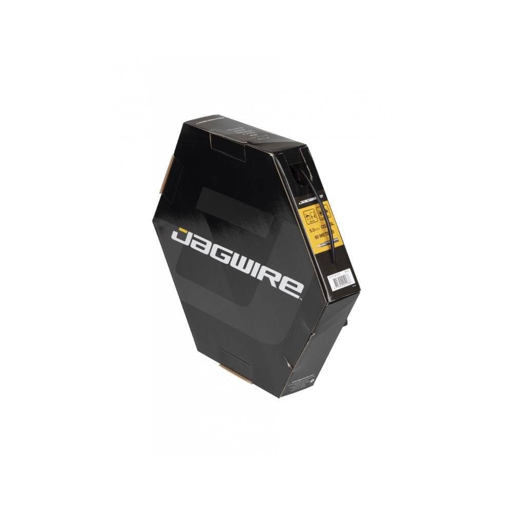 Jagwire 5mm CGX-SL Slick-Lube brake housing in black, 50m roll, durable low-friction cable housing for bike brakes