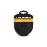 Jagwire Dropper Inner Cable Pro in polished stainless steel, 0.8mm, for smooth performance on bicycle components.