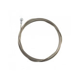 Jagwire Pro MTB brake cable made of stainless steel for SRAM and Shimano bikes, showing the sleek, durable cable and fittings.
