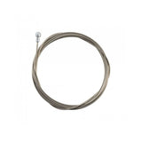 Jagwire Pro MTB brake cable made of stainless steel for SRAM and Shimano bikes, showing the sleek, durable cable and fittings.
