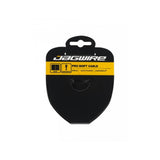 Jagwire Pro Shift Cable Slick S'Less Campagnolo-compatible bike component with black cable and silver connectors for smooth gear shifting.
