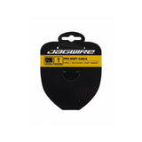 Jagwire Pro shift cable set with stainless steel slick cables for Shimano bikes, showing sleek, durable cable design for smooth shifting.