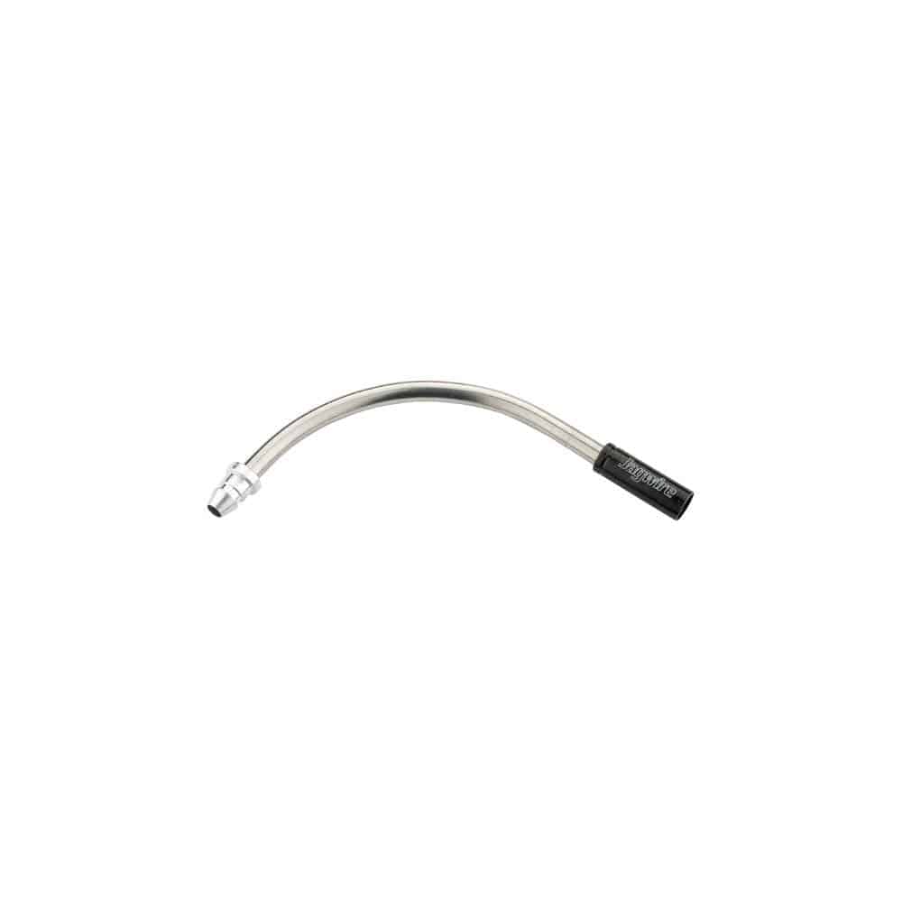 Jagwire 90° silver Kevlar brake noodle pack for cable-actuated bicycle brakes, durable and flexible brake component.