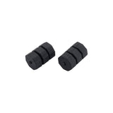 Jagwire cable donuts for brake and shift cables, frame protection accessories, with black rubber components and metal fittings.