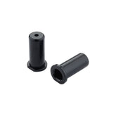 Jagwire black cable guide stoppers for 5mm housings, set of 10, used in bike cable management and component installation.