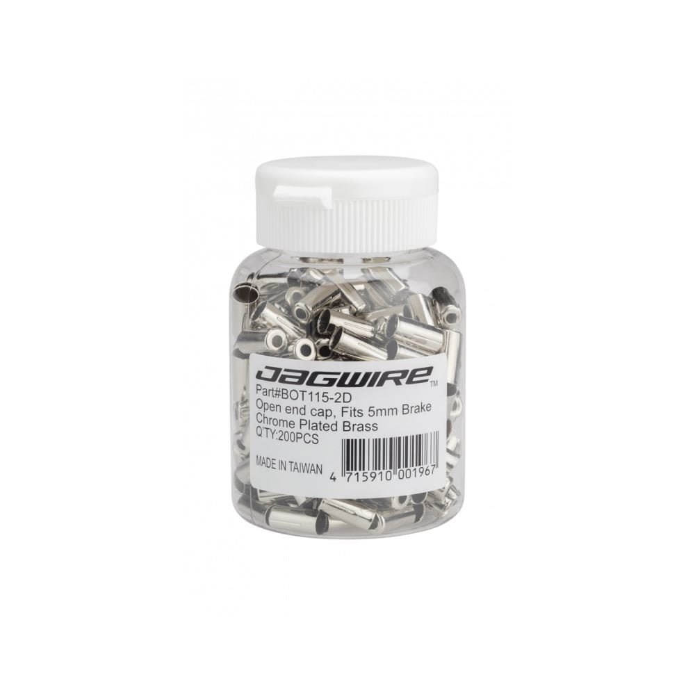 Jagwire End Caps Open 5Mm Brake Crimp Brass Spares & Accessories