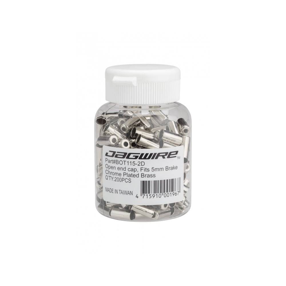 Jagwire End Caps Open 5Mm Brake Crimp Brass Spares & Accessories