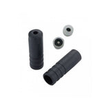 Jagwire 4mm black plastic sealed end caps for shift cable housing, set of 100, bike component accessories