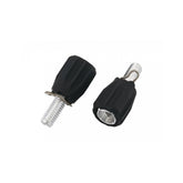 Jagwire M5 index adjusting barrels in black, 10-pack, for brake cable tension control, bicycle components for precise brake adjustment