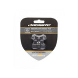 Jagwire Elite Cooling disc brake pads for Shimano MTB, black, designed for older models, showing the brake pad components.
