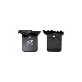 Jagwire Elite Cooling disc brake pads for SRAM Road AXS systems, black alloy components for high-performance bike braking.