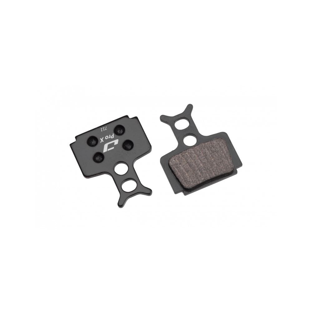 Jagwire Pro Extreme Sintered Disc Brake Pads for Formula Cura Black Pro Extreme bicycle components with detailed brake pad surface.
