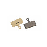 Jagwire Pro semi-metallic disc brake pads for Shimano and RideRever Cargo-D mountain bike brakes, showing the pads and packaging.