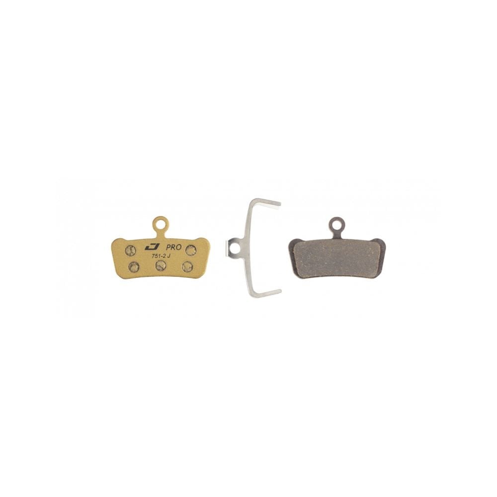 Jagwire Pro semi-metallic disc brake pads for SRAM Guide Gold Pro and compatible mountain bike brake components.
