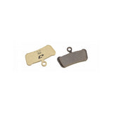 Jagwire Pro semi-metallic disc brake pads for SRAM Guide Gold Pro mountain bike brake system, front view.
